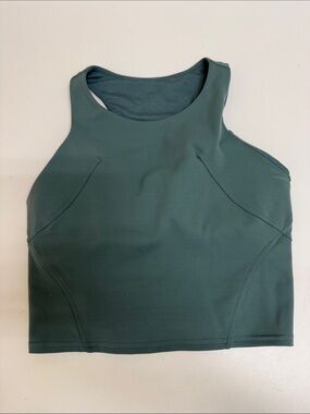 lululemon athletica Sage Green Racerback Crop Top